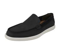 Clarks Bratton Loafer Mens Navy Nubuck, 9