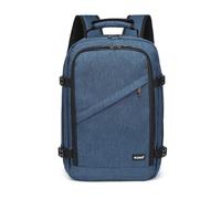 (navy) Unisex Waterproof Cabin Flight Backpack Travel School Shoulder Bag