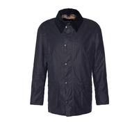 Navy Wax Jacket with Tartan Lining, male, Barbour, Light Jackets, Blue, XL, Jackets XL