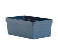 Navy Wham Studio Linen 3.01 Utility Basket 36 x 22 x 14cm