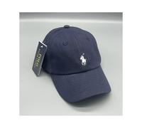(Navy White ) Color Solid Simple Baseball Cap With Embroidery Design And Wide For Daily Brim