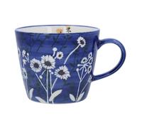 Navy Wild Daisy Mug, Dark Blue Mug, Pretty Floral Mug, Navy Meadow Flower Mug, Housewarming Gift, Mug for Tea, Floral Coffee Mug, Tea Cup, Kitchen Gift, Housewarming Present, Tea Mug