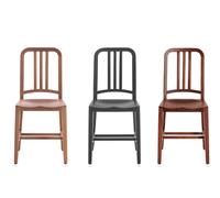Navy Wood Chair Wood Chair Emeco - EMECO 1006 W BLACK OAK