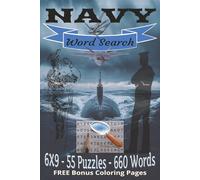Navy Word Search Puzzle Book: 55 Brain-Boosting Puzzles with Military, War, Weapons, and Naval Terms.Challenge Your Mind with Combat, Ships, Guns, and Warfare Vocabulary.