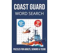 Navy Word Search Puzzle Book - Coast Guard Edition: Word Searches with Easy-to-Read Print: About Navy, Battleships, Military, and More | 6x9 Inches, ... A Gift for Vacations, Holidays, and Free Time