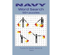 Navy Word Search Puzzle Book: Word Searches with Easy to Read Print about Navy, Equipment, Military Themes and more | 6x9 inches, 110 pages | 50+ ... Gift for Vacations, Holidays and Free Times