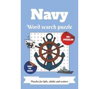 Navy Word Search Puzzle Book: Word Searches with Easy to Read Print about Navy, Sailing, and More | 5.5x8.5 inches, 120 pages | 50+ Puzzles ... Gift for Sailors, Navy, Holidays and Free Time