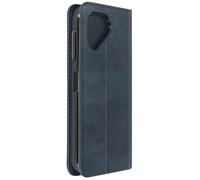 Navy Woven Pattern Wallet Case with Video Stand for Fairphone 5