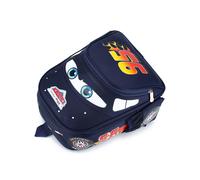 (NavyBlue) X Lightning 1 Mcqueen Piston Cup Champion 3d Effect Car Kids Backpack