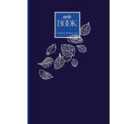 NAVYFALL - 6X9 Paperback Notebook - 150 pages: Sunrise Books Co. - Fall Collection