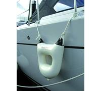 NAVYLINE 2 Step Fender - White, PVC, Boat Fender, Steering Wheel, Universal Fit