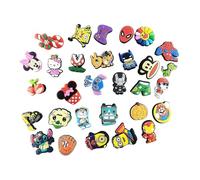NAVZA 30 PCS Random Decoration Shoe Charms for Crocs- Croc Charms Waterproof Accessories for Crocs jibbitz Kids Girls & Boys Party Favors Birthday Gift (Multi-A)
