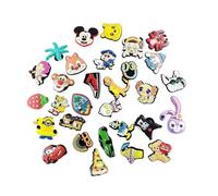 NAVZA 30 PCS Random Decoration Shoe Charms for Crocs- Croc Charms Waterproof Accessories for Crocs jibbitz Kids Girls & Boys Party Favors Birthday Gift (Multi-C)
