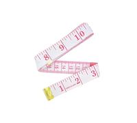 NAVZA® Dual-sided Durable Measuring Tape for Body and Waist Measurements 150 Centimeters 60 Inches White Tailor Clothes Fabric Sewing Accessories Tape Measure Rulers (White/Red)