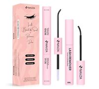 NAVZA Lash Bond and Seal Kit with Lash Remover, 3-in-1 Waterproof Lash Cluster Glue with Strong Hold Adhesive and Gentle Remover, Long-Lasting 72H, Latex-Free, Easy to Use DIY Eyelash Extensions