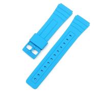 NAVZA Silicone Ruber Replacement WaterProof Watch Strap Fit to Casio F-91W (Blue)