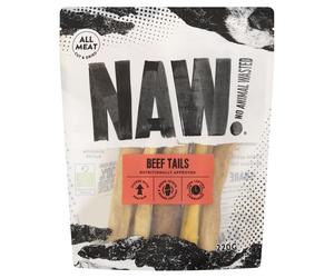 NAW | Beef Tails | 220g Pack | Premium Dog Treats | Helps Support Healthy Dental Hygiene | 100% Beef | A Leaner Source Of Protein