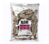 NAW Rabbit Ears For Dogs, 1kg. Premium Hairy Rabbit Ear Dog Chews Made From 100% Natural Rabbit With Fur To Support Healthy Digestion