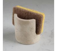 Nawgnail Natural Travertine Sponge Holder for Kitchen Counter, Drying Rack, Sponge Caddy for Sink Organizer