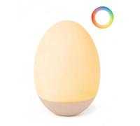 NAWIQI Night Light for Kids, Egg Light for Nursery Baby Nightlight BPA Free 7 Colors Changing & Stepless Dimming, Rechargeable Wireless Lamp Touch Control, Silicone Decor Gifts Room Breastfeeding