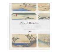 Nawrap Printed Japanese Dishcloth, Soft, Cotton & Rayon, Ukiyoe Edo Hyakkei by Hiroshige, Made in Japan