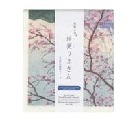 Nawrap Printed Japanese Dishcloth, Soft, Durable and Absorbent, Hasui Kisho Nishiizu, Cotton and Rayon, Made in Japan