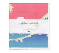 Nawrap Printed Japanese Dishcloth, Soft, Durable and Absorbent, Waves with Mt. Fuji, 100% Rayon, Made in Japan
