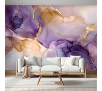 NAWVNMI Alcohol Ink Wallpaper, Modern Luxury Art Wallpaper for Living Room, 350 x 256cm Wall Murals for Bedroom, Large Mural & Room Decor Wall Paper