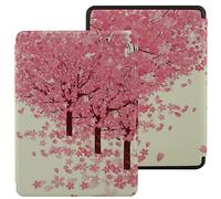 NAWVNMI Case For Kindle,Print Case Compatible With Kindle Voyage E-Reader, Hard Protection Cover For Voyage 2014 Released, Model No.Nm460Gz,Cherry Blossoms,Kindle Voyage
