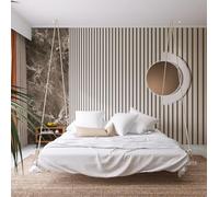 NAWVNMI Photo Wallpaper European Style - Peel and Stick Self-Adhesive Retro Wall Mural Decoration Geometric Marble Removable Wallpaper for Walls Bedroom Living Room Bathroom
