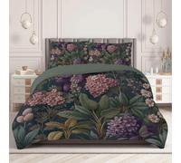 NAWVNMI Vintage French Floral Reversible Quilted Comforter Double