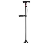 naxir StandSecure Cane Folding Cane with Adjustable Armrest, LED Light
