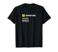 Naxos Airport Departure Scoreboard T-Shirt