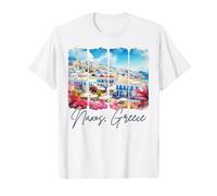 Naxos Greece Traveling Brushstroke Naxos Souvenir Trip T-Shirt