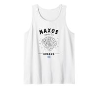 Naxos Shell Greek Flag Island Clam Greece Aegean Sea Tank Top