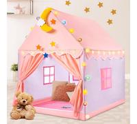 Naxudcoo Kids Play Tent: Kids Tent For Toddlers Girls, Kid Tents With Mat/Star Lights, Tents For Kid Indoor Playhouse, Princess Gifts For Girls Toys Gifts For 3 4 5 6 7 Year Old Girl