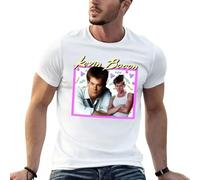NAXVBEOD 80 s Kevin Bacon T-Shirt t Shirts Tops Mens White M