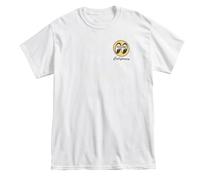 NAXVBEOD Men's Mooneyes Moon Equipped California Script Logo T-Shirt Cotton White M