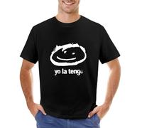 NAXVBEOD Yo La Tengo T-Shirt T-Shirt Short Quick-Drying t-Shirt Sweat Shirts t Shirts Black XL