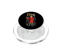 Nay Funny Medieval Refusal Manuscript Illustration PopSockets PopGrip for MagSafe