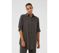 Naya Tunic Shirt Plain Kaffe Grey 14