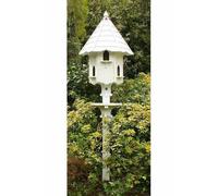 Nayland Painted Dovecotes Six Nest - Pressure Treated Timber Buttercup Farm White One Size
