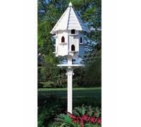 Nayland Painted Dovecotes Twelve Nest - Pressure Treated Timber Buttercup Farm White One Size