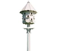 Nayland Painted Dovecotes Twenty Nest - Pressure Treated Timber Buttercup Farm White One Size
