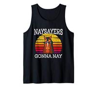 Naysayers Gonna Nay - Vintage Retro Equestrian Horse Lovers Tank Top