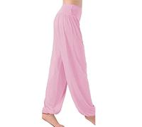 NAZ Fashion Womens Ladies Plus Size Ali Baba Harem Full Length Trousers Pants UK 8-26 Baby Pink