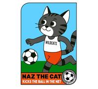 Naz The Cat Kicks The Ball In The Net: An Early Reader Soccer Story About Teamwork, Friendship, and Helping Others Shine (Naz the Cat Sports Adventures)