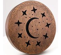Nazar Drums Wooden Rain Disk, Mountain River Sound Musical Instrument for Meditation, Sound Healing Tool, 8,6 inch diameter, lightwheight, simple in use and a long life handcraft