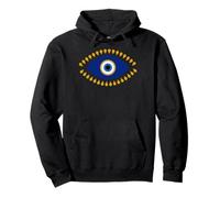 Nazar Protection by Boho Spiritual Symbol of Evil Eye Pullover Hoodie