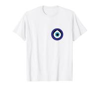 Nazar Turkish Eye Evil Eye Oriental Amulet Value Graphic T-Shirt, Men, White, L